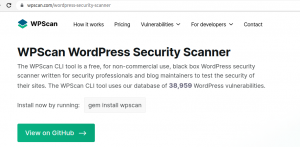 wpscan WordPress Recon Tool Free